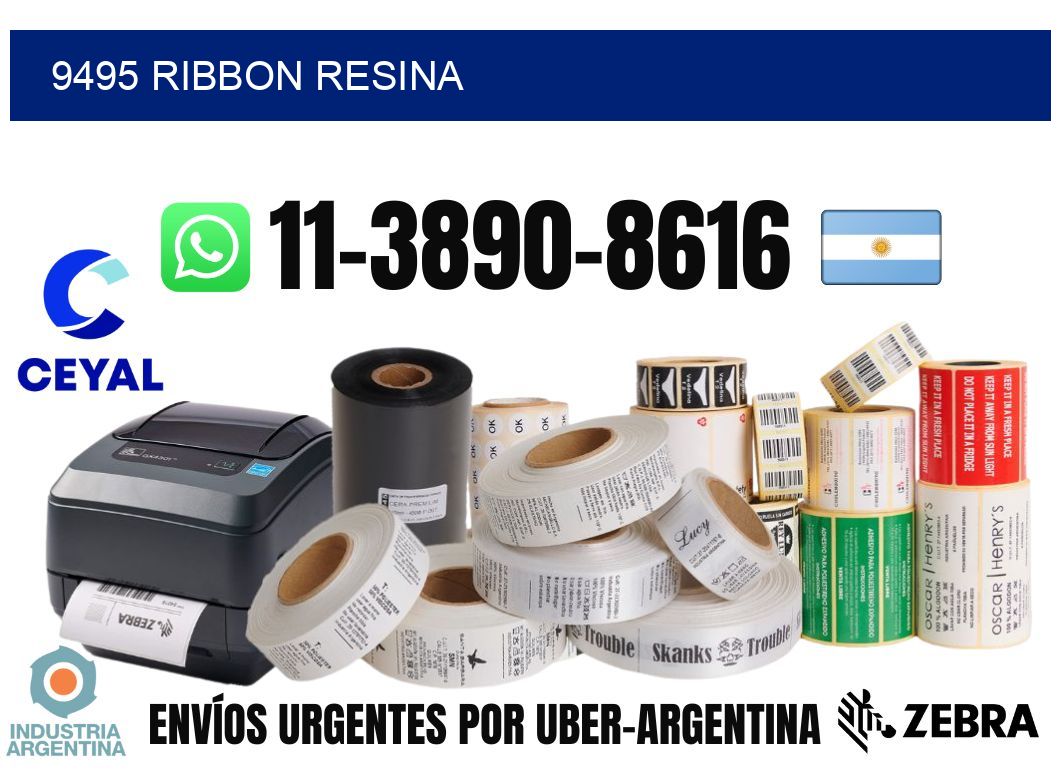 9495 ribbon resina
