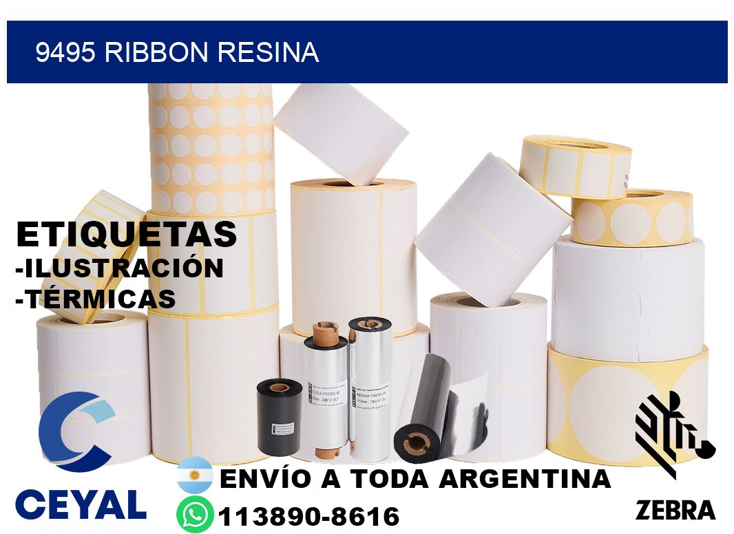 9495 ribbon resina