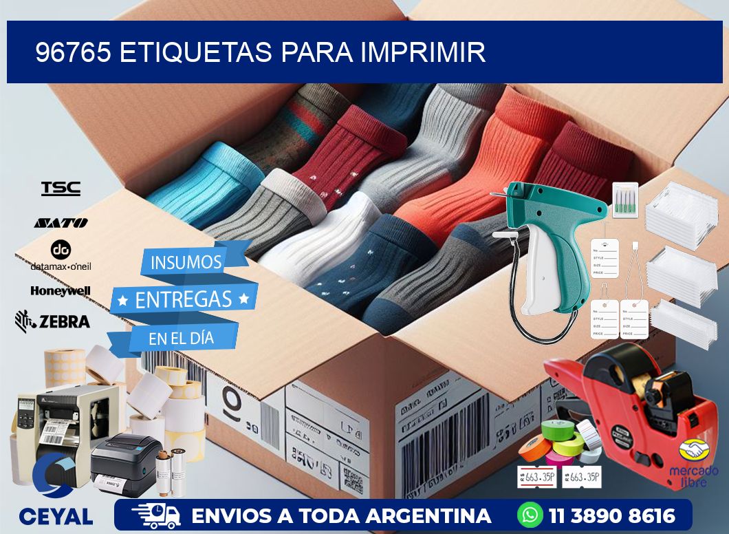 96765 etiquetas para imprimir