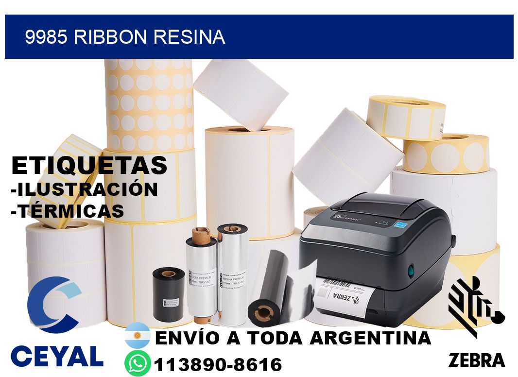 9985 ribbon resina