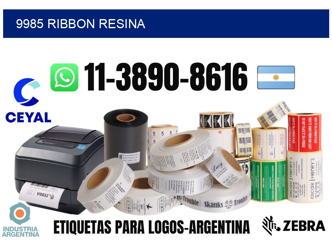 9985 ribbon resina