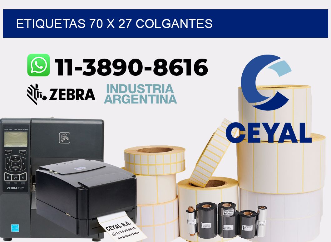 etiquetas 70 x 27 colgantes