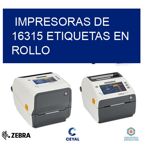 impresoras de 16315 etiquetas en rollo