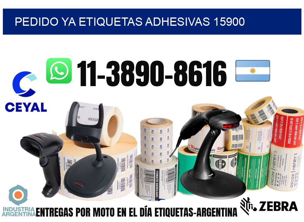 pedido ya etiquetas adhesivas 15900