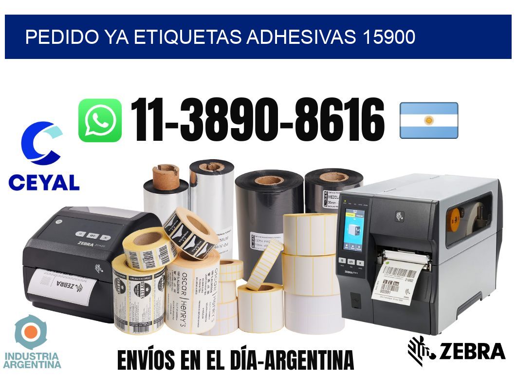 pedido ya etiquetas adhesivas 15900