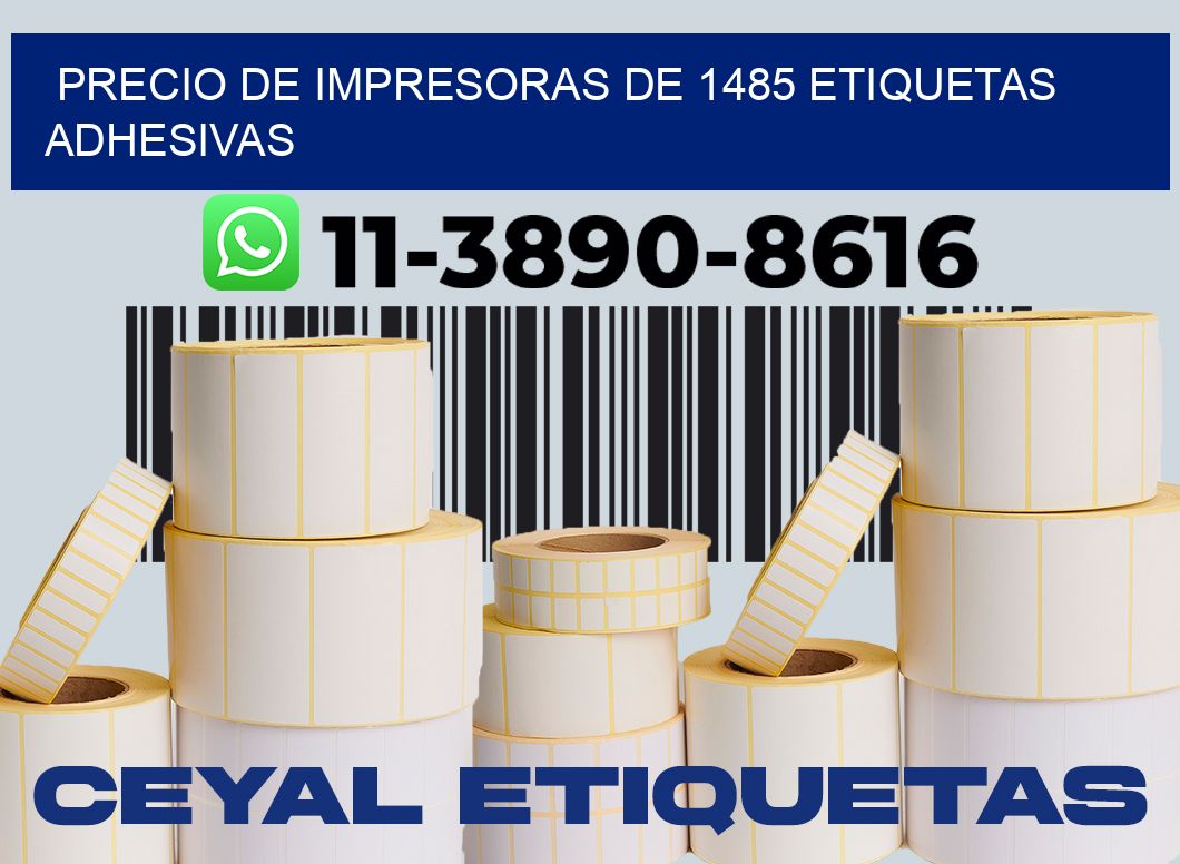 precio de impresoras de 1485 etiquetas adhesivas