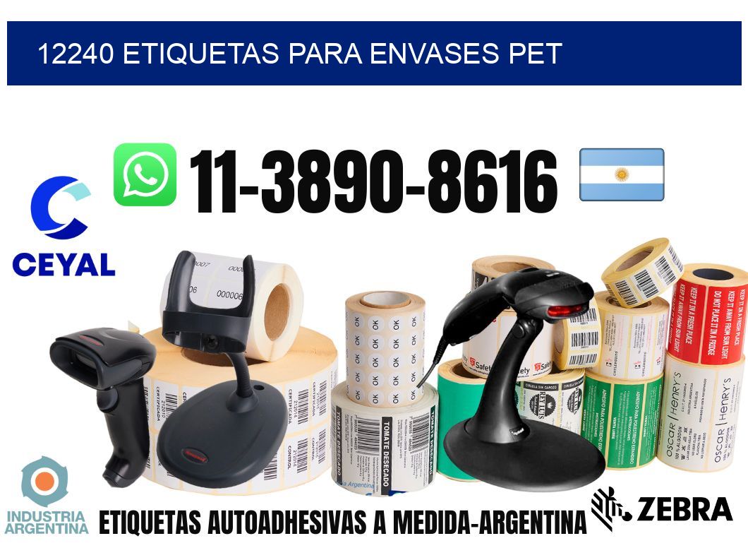 12240 Etiquetas para envases PET