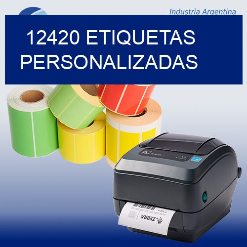12420 etiquetas personalizadas