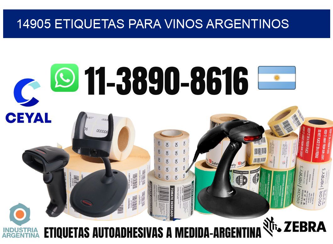 14905 Etiquetas para vinos argentinos