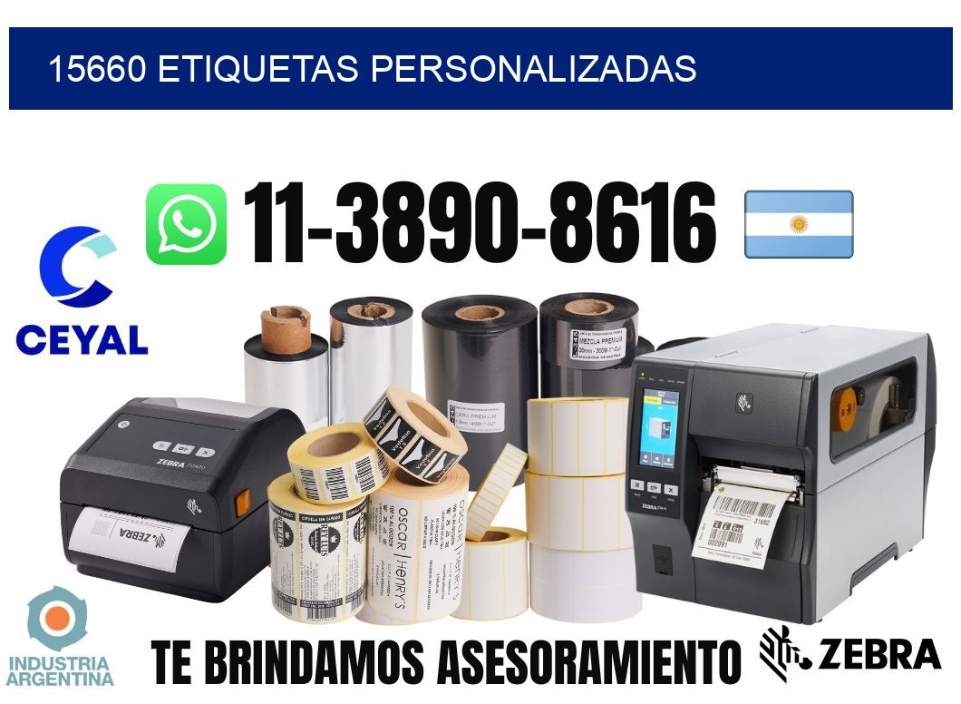 15660 etiquetas personalizadas