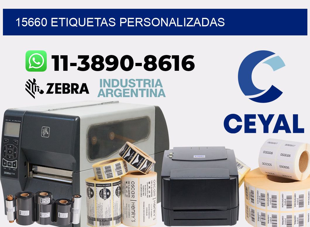 15660 etiquetas personalizadas