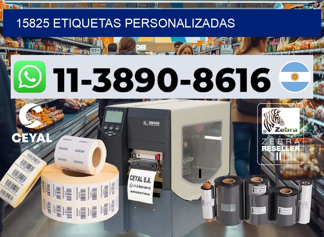 15825 etiquetas personalizadas