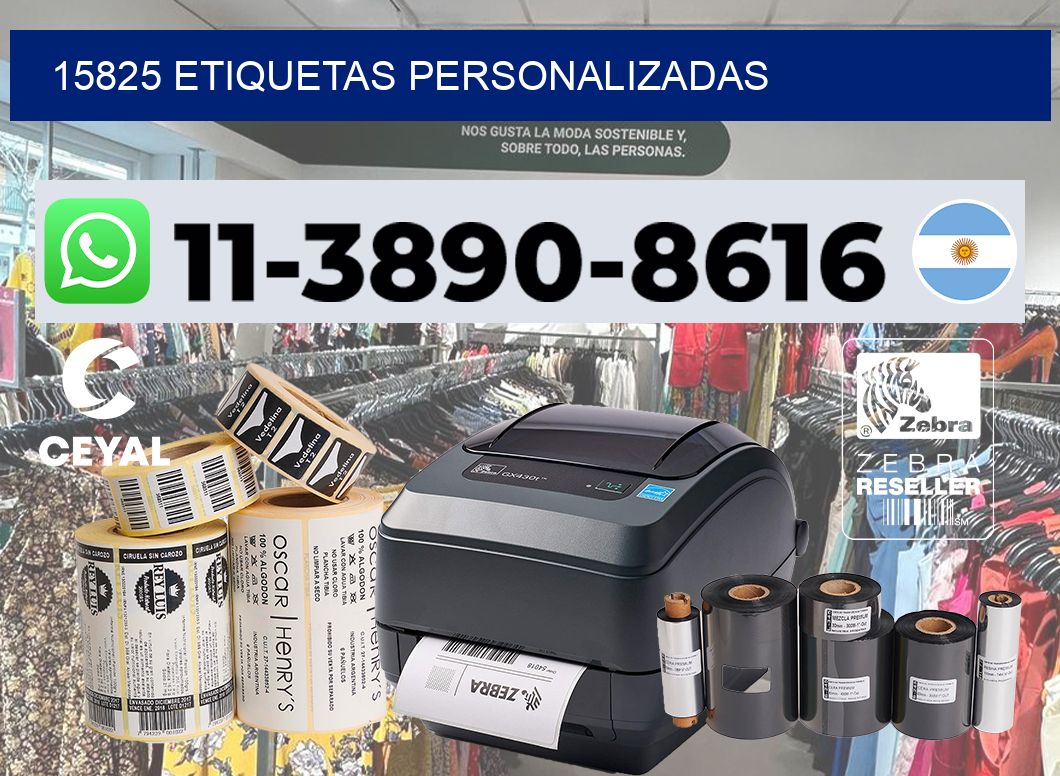 15825 etiquetas personalizadas