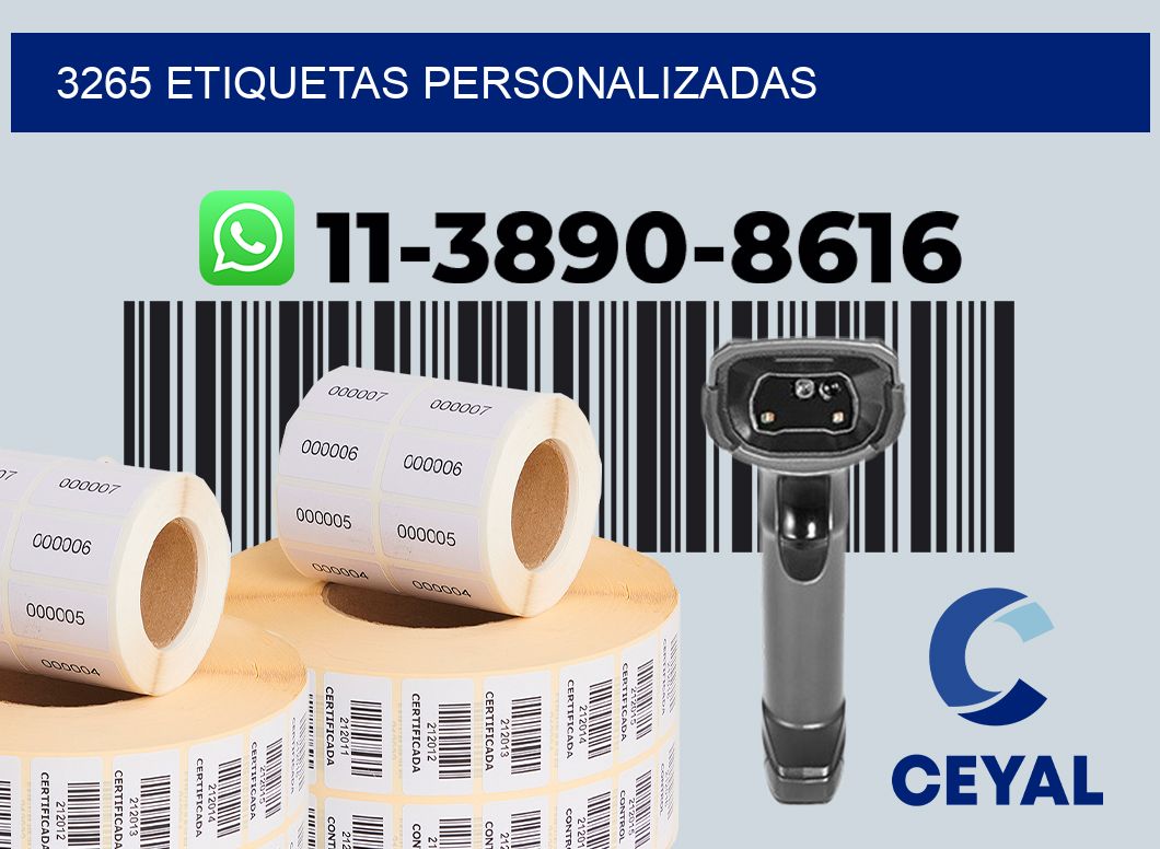 3265 etiquetas personalizadas
