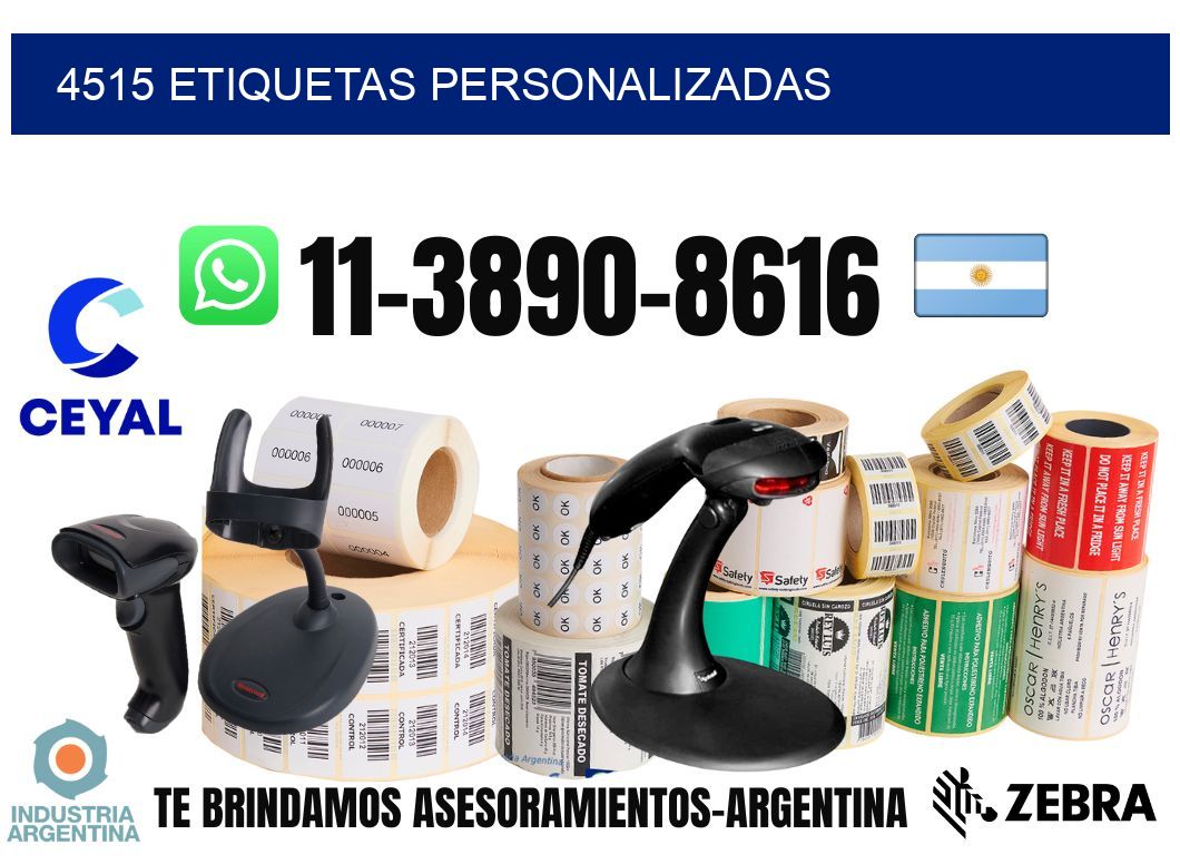 4515 etiquetas personalizadas