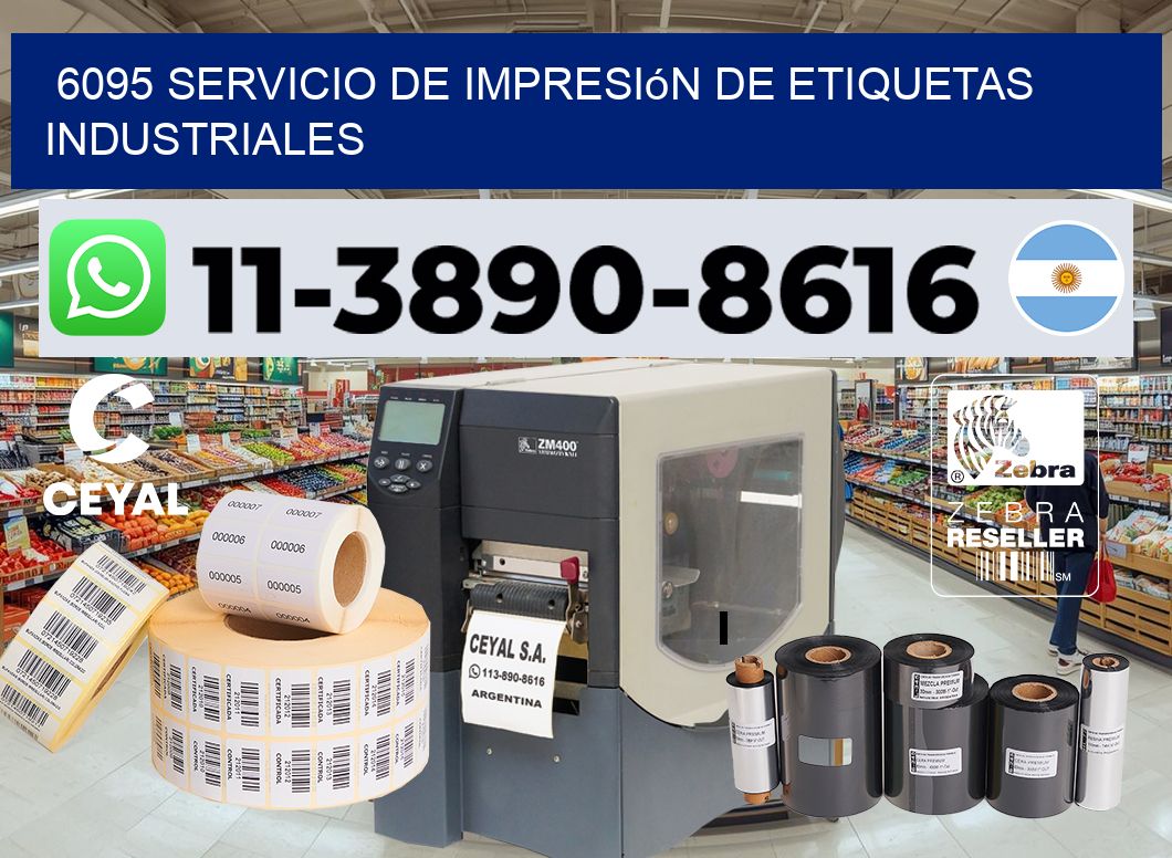 6095 Servicio de impresión de etiquetas industriales
