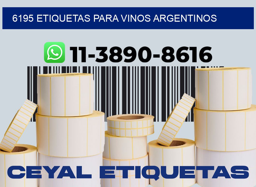 6195 Etiquetas para vinos argentinos