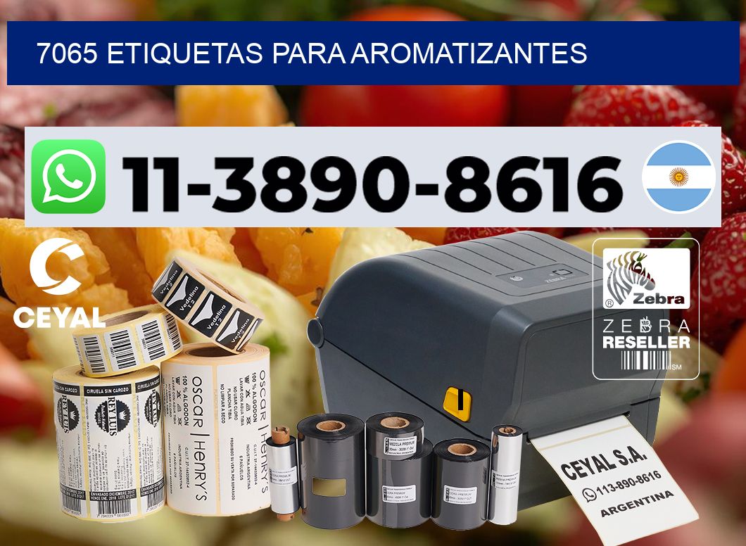7065 Etiquetas para aromatizantes