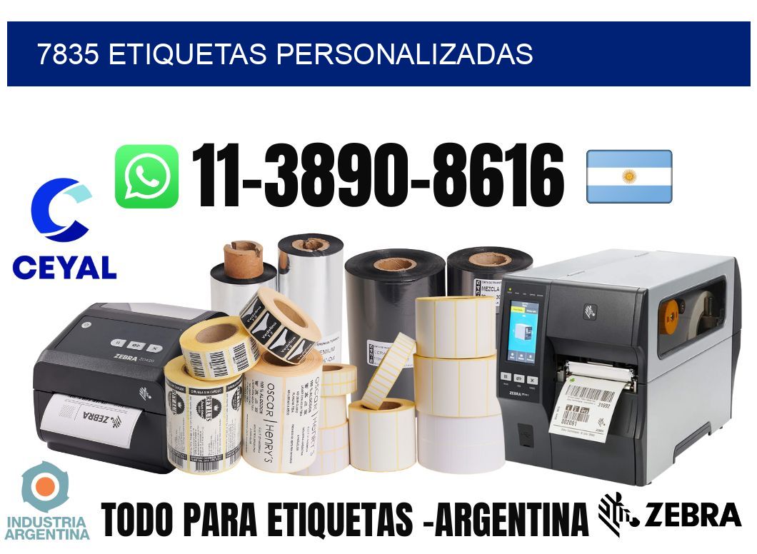 7835 etiquetas personalizadas