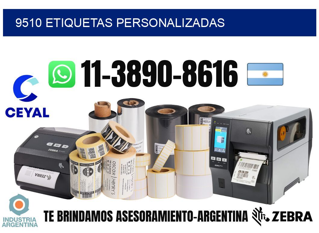 9510 etiquetas personalizadas