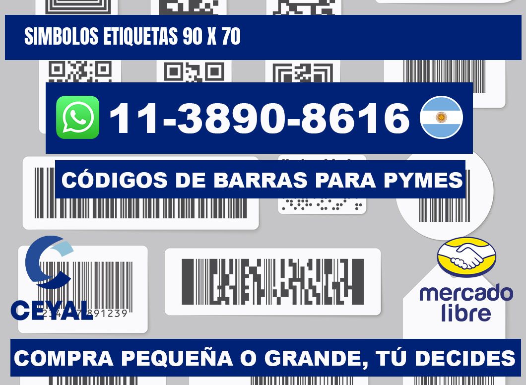 SIMBOLOS ETIQUETAS 90 x 70