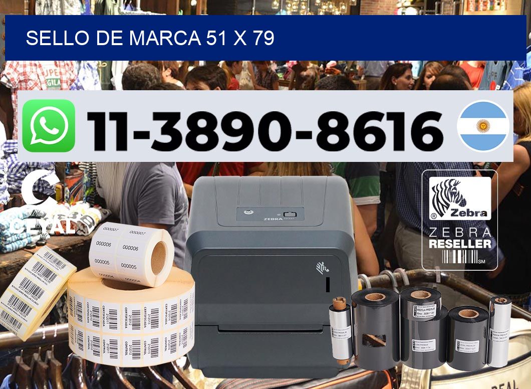 Sello de marca 51 x 79