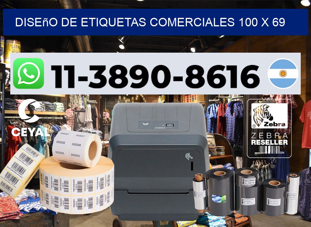 diseño de etiquetas comerciales 100 x 69
