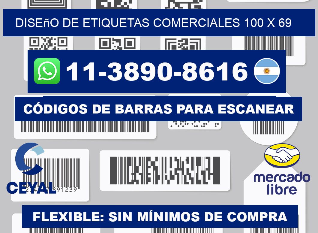 diseño de etiquetas comerciales 100 x 69