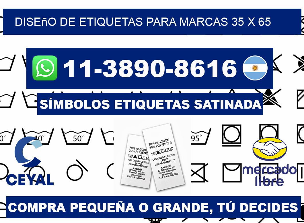diseño de etiquetas para marcas 35 x 65