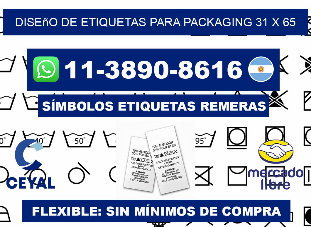 diseño de etiquetas para packaging 31 x 65
