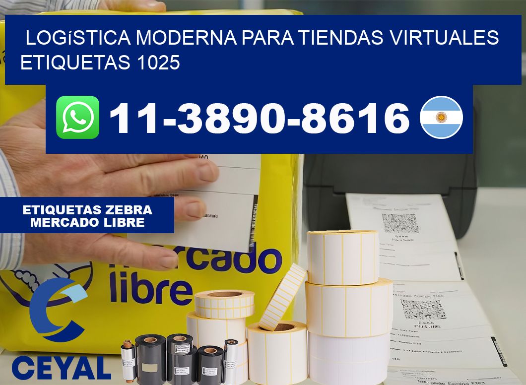 Logística moderna para tiendas virtuales  etiquetas 1025