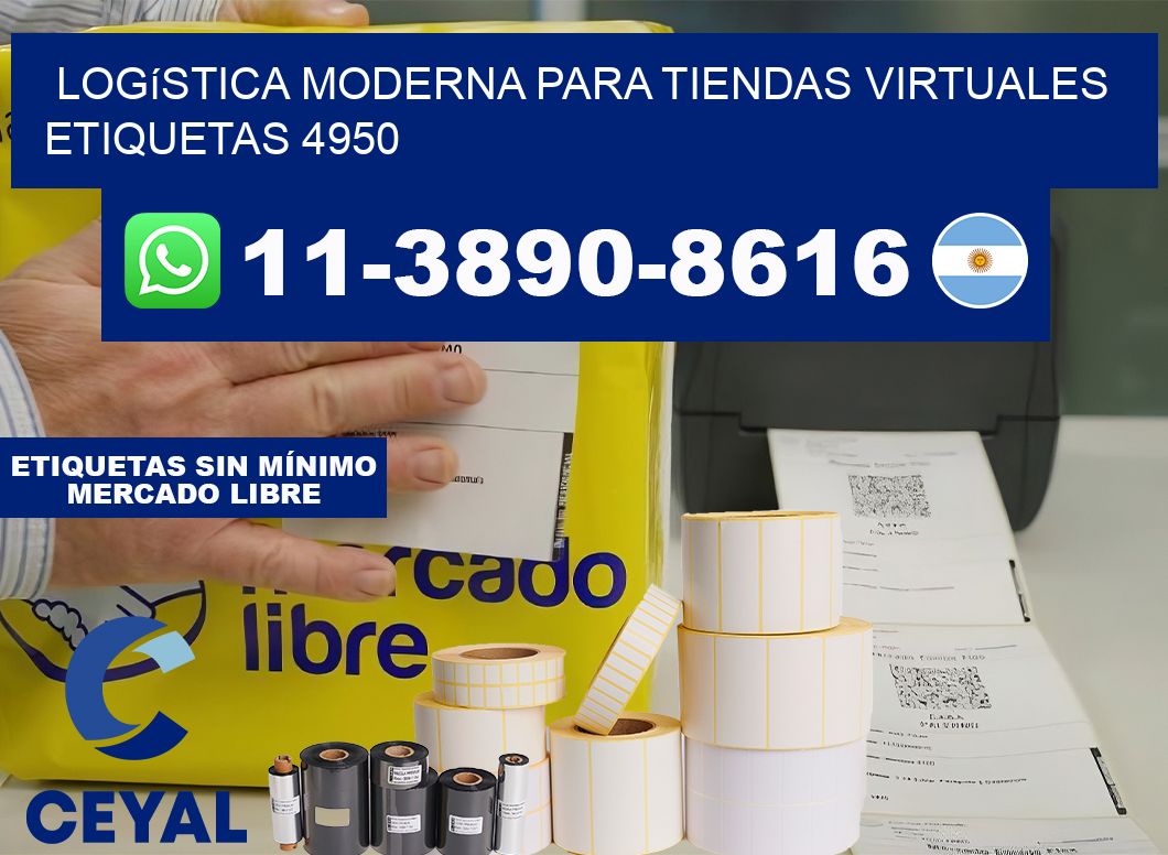 Logística moderna para tiendas virtuales  etiquetas 4950