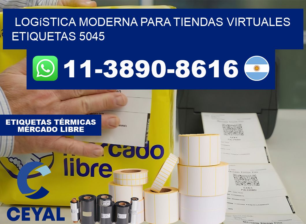 Logística moderna para tiendas virtuales  etiquetas 5045