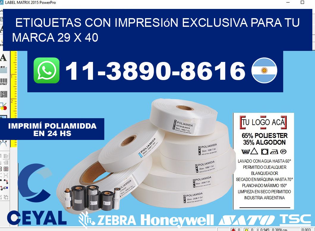 etiquetas con impresión exclusiva para tu marca 29 x 40