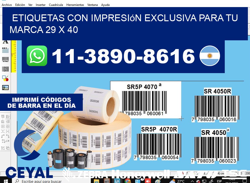 etiquetas con impresión exclusiva para tu marca 29 x 40