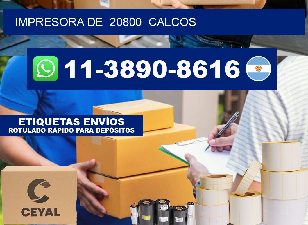 impresora de  20800  calcos