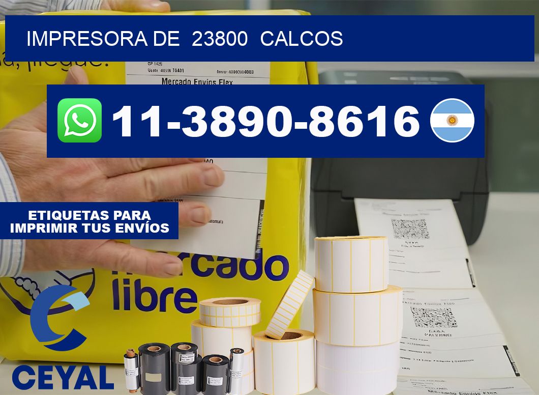 impresora de  23800  calcos