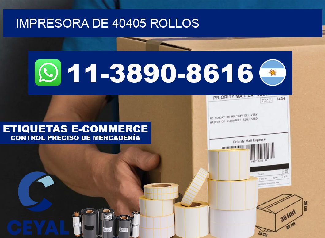 impresora de 40405 rollos