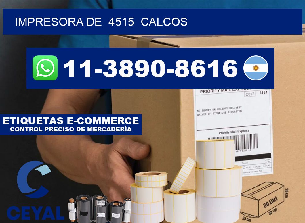 impresora de  4515  calcos
