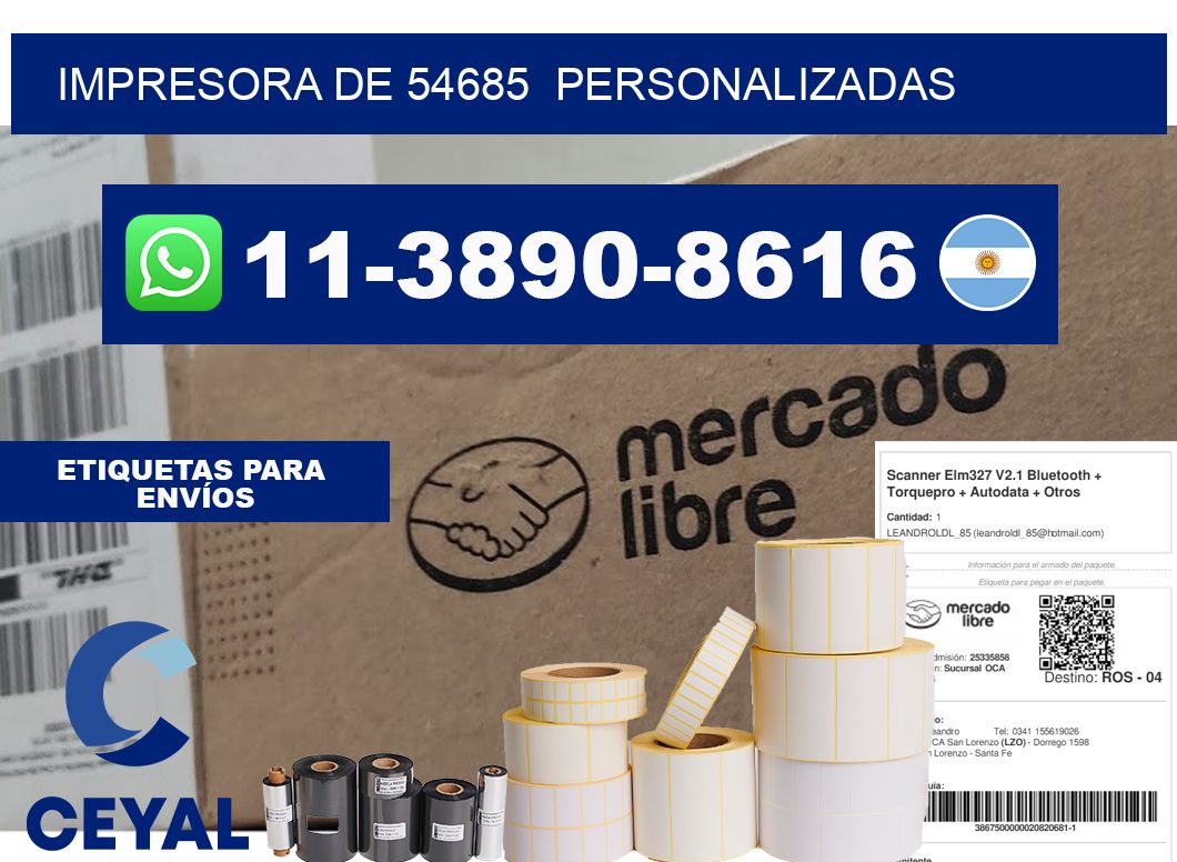 impresora de 54685  personalizadas