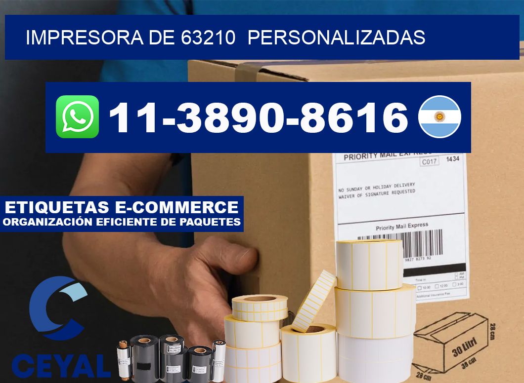 impresora de 63210  personalizadas