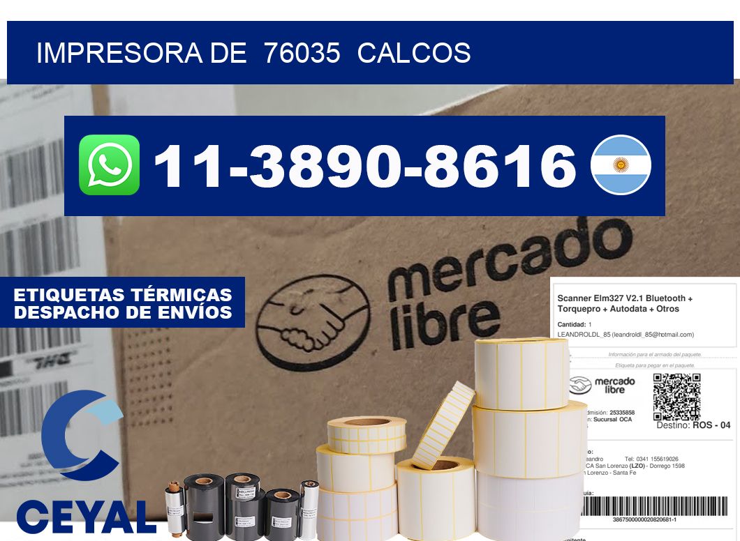 impresora de  76035  calcos