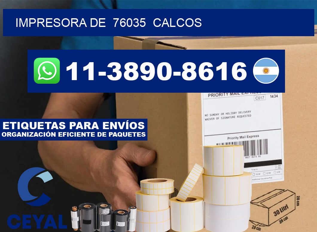 impresora de  76035  calcos