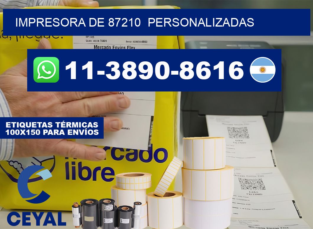 impresora de 87210 personalizadas