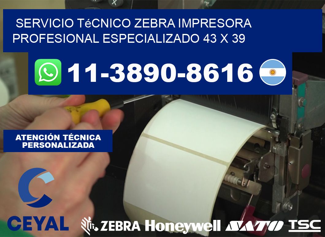 Servicio Técnico Zebra Impresora Profesional Especializado 43 x 39