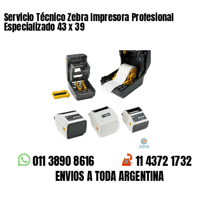 Servicio Técnico Zebra Impresora Profesional Especializado 43 x 39