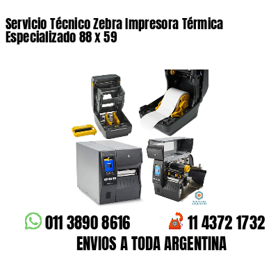 Servicio Técnico Zebra Impresora Térmica Especializado 88 x 59