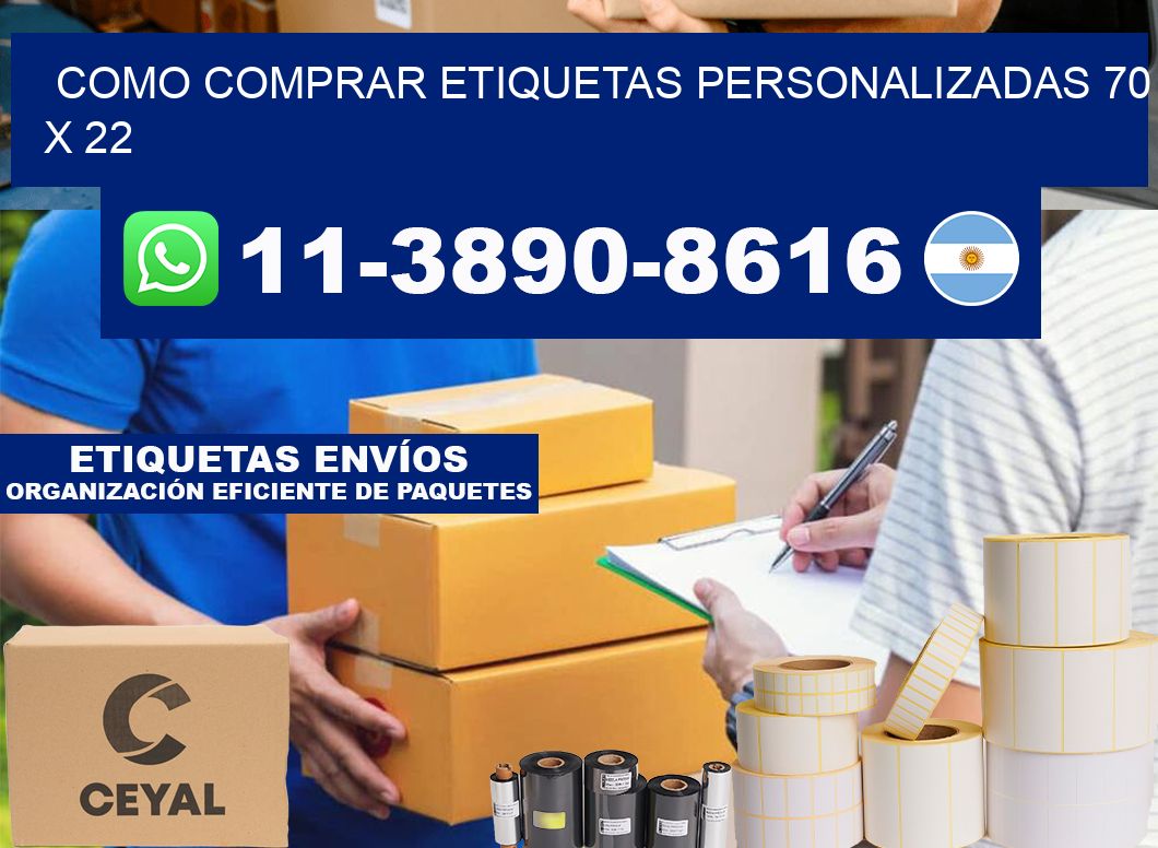 como comprar etiquetas personalizadas 70 x 22