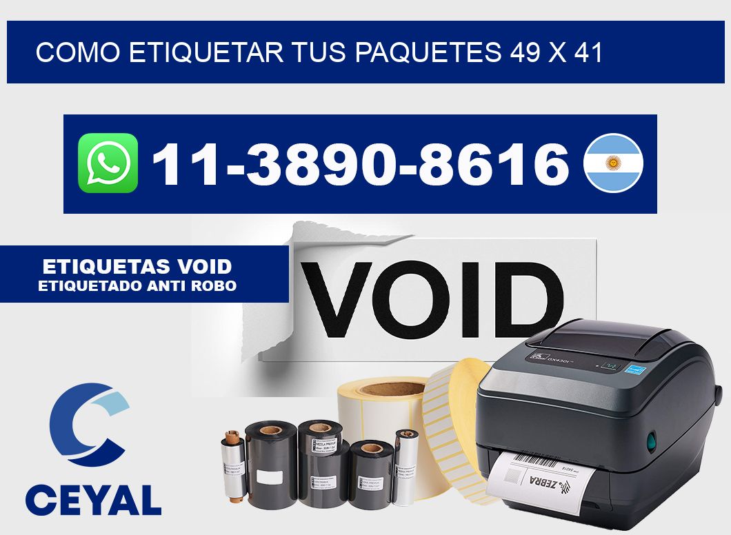 como etiquetar tus paquetes 49 x 41