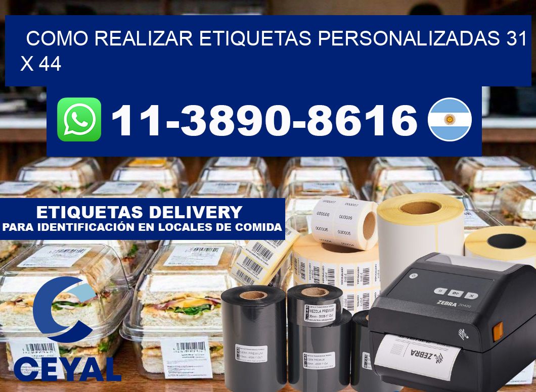 como realizar etiquetas personalizadas 31 x 44